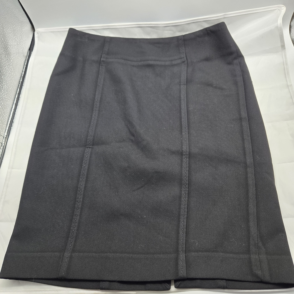 LOFT Elegant Black Pencil Womens Skirt Size 6p Petites